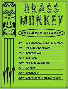 Brass Monkey nov 2015