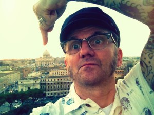 Finger poppin' the Pope...