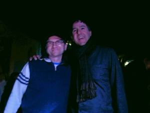 Me and Greg Townson (unmasked)